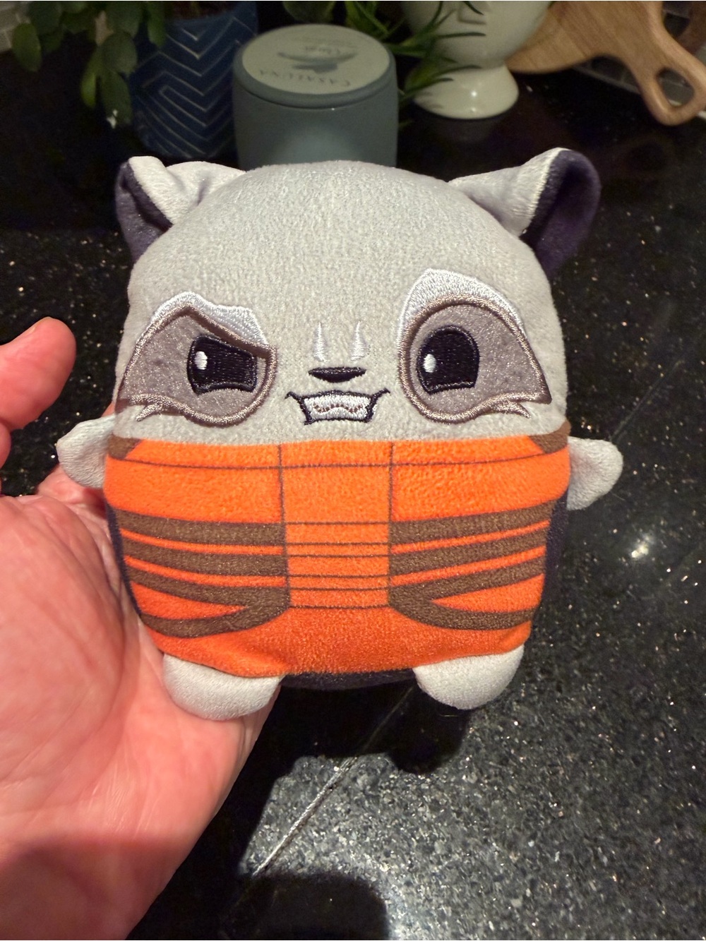 Mattel Disney 100 X CUUTOPIA Rocket Raccoon Squishy Plush 5"